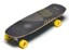 Loaded Ballona Willy 27.75" Complete Cruiser Skateboard - silver trucks/orange wheels - angle 1
