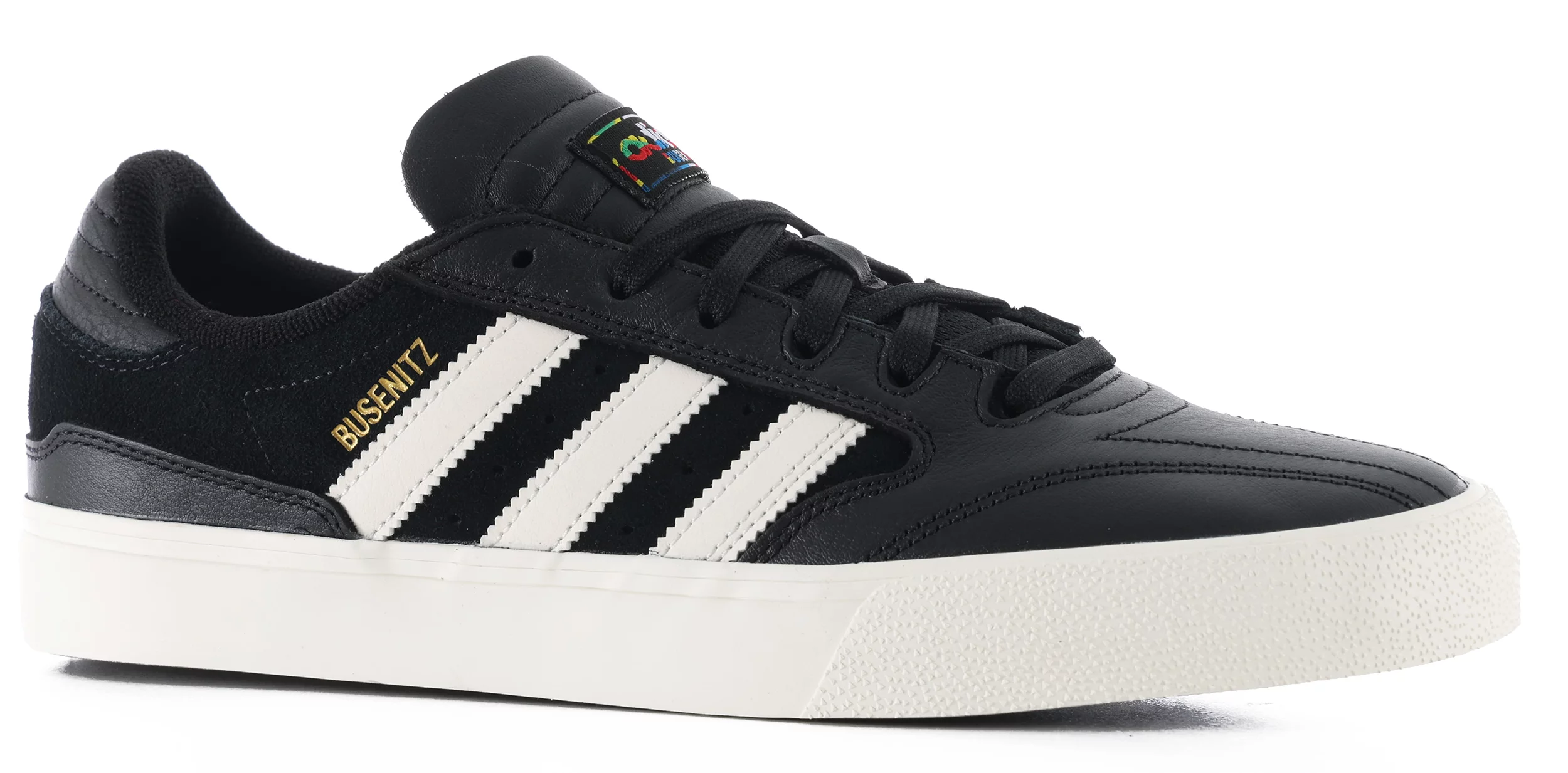 adidas Busenitz Vulc II Shoes - Black/White/Gum