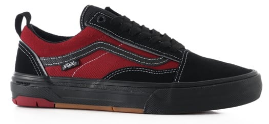 Vans Skate Old Skool Wafflecup Shoes - black/red - view large