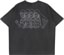 Jacker Skeleton Garment Dyed T-Shirt - black - reverse