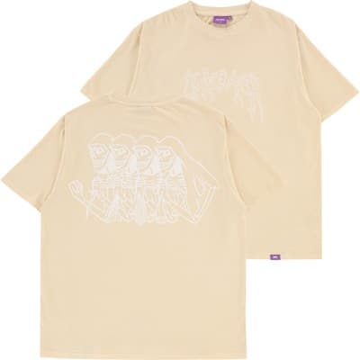 Jacker Skeleton Garment Dyed T-Shirt - beige - view large