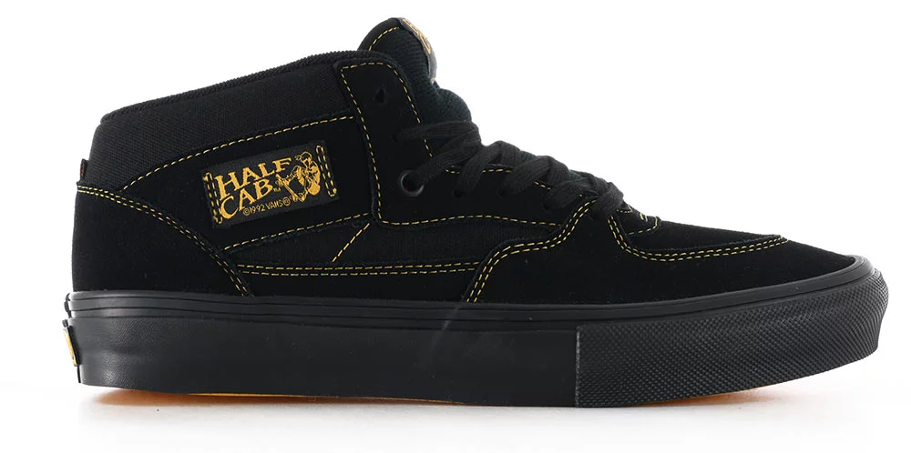 Vans Skate Half Cab Shoes - black/mustard | Tactics