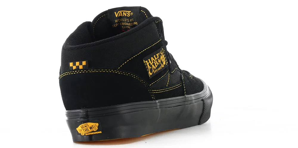 Vans Skate Half Cab Shoes - black/mustard | Tactics