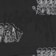 Jacker Skeleton Garment Dyed Hoodie - black - front detail