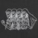 Jacker Skeleton Garment Dyed Hoodie - black - detail 2