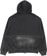 Jacker Rough Garment Dyed Premium Zip Hoodie - black - reverse