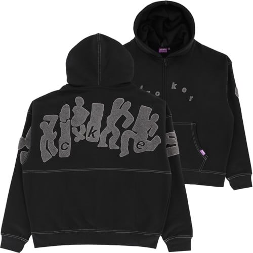 Jacker Mirror Maze Zip Hoodie - black | Tactics