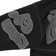 Jacker Mirror Maze Zip Hoodie - black - reverse detail 2