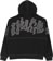 Jacker Mirror Maze Zip Hoodie - black - reverse