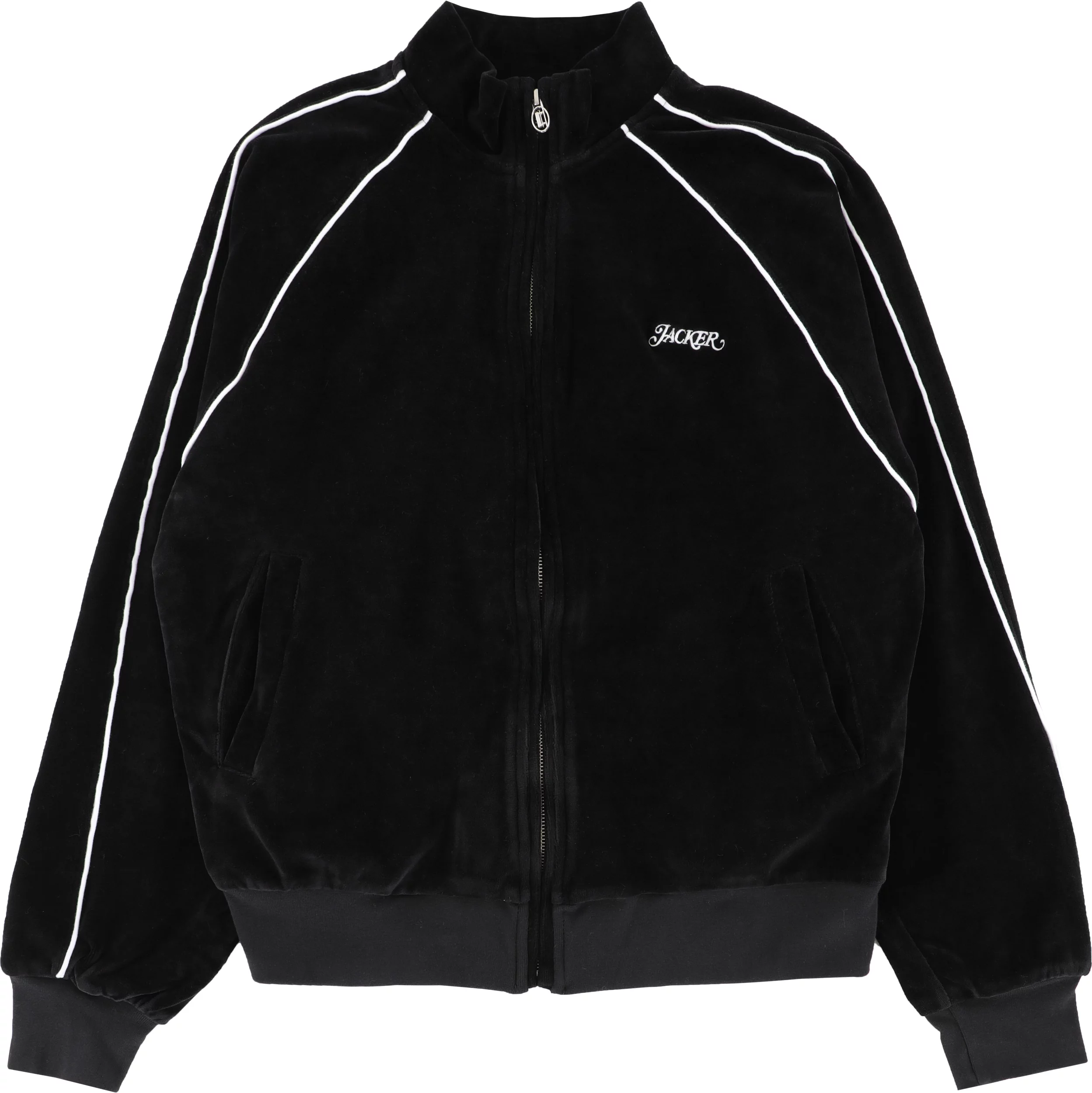 Jacker Velvet Reflective Track Jacket - black | Tactics