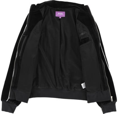 Jacker Velvet Reflective Track Jacket - black | Tactics