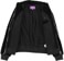 Jacker Velvet Reflective Track Jacket - black - open