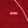Jacker Velvet Reflective Track Jacket - red - front detail