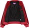 Jacker Velvet Reflective Track Jacket - red - open