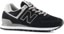 New Balance Women's 574 Shoes - black/white