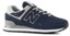 New Balance Women's 574 Shoes - navy/white
