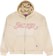Jacker Rough Garment Dyed Premium Zip Hoodie - beige