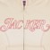 Jacker Rough Garment Dyed Premium Zip Hoodie - beige - front detail