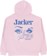 Jacker Mighty Blue Hoodie - pink - reverse