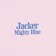 Jacker Mighty Blue Hoodie - pink - front detail