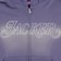 Jacker Rough Garment Dyed Premium Zip Hoodie - purple - front detail