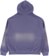 Jacker Rough Garment Dyed Premium Zip Hoodie - purple - reverse