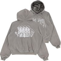 Jacker Skeleton Hooded Canvas Jacket - grey