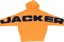 Jacker Yetorious Hoodie - orange - reverse detail