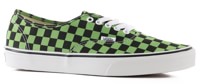 Vans Authentic Shoes - checkerboard green/black