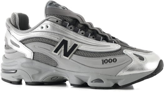 New Balance 1000 Shoes - silver metallic/slate grey - view large