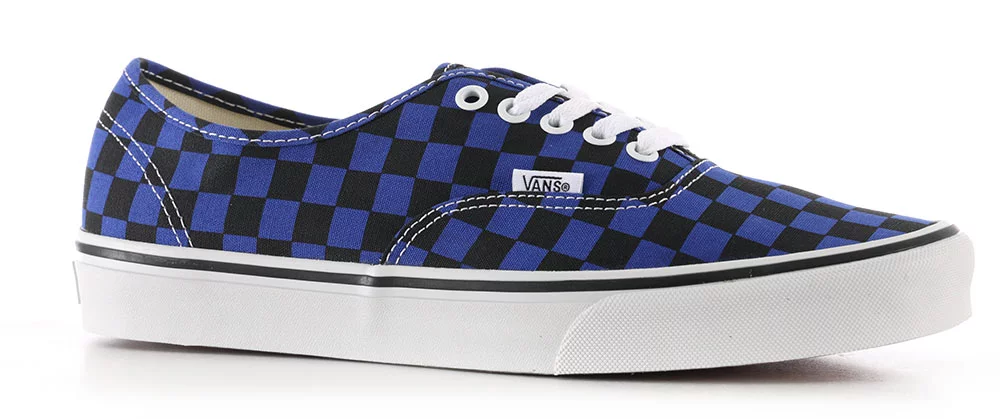 バンズ VANS AUTHENTIC 27,0cm Checker D.Blue Vans Authentic Shoes - checkerboard blue/black | Tactics