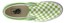 Vans Classic Slip-On Shoes - color theory checkerboard lime burst - top
