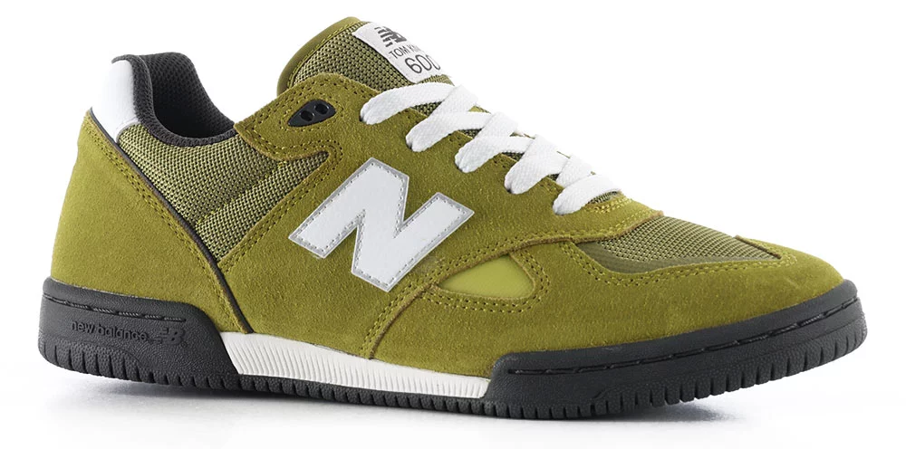 New Balance Numeric 600 Tom Knox Skate Shoes - moss/white | Tactics