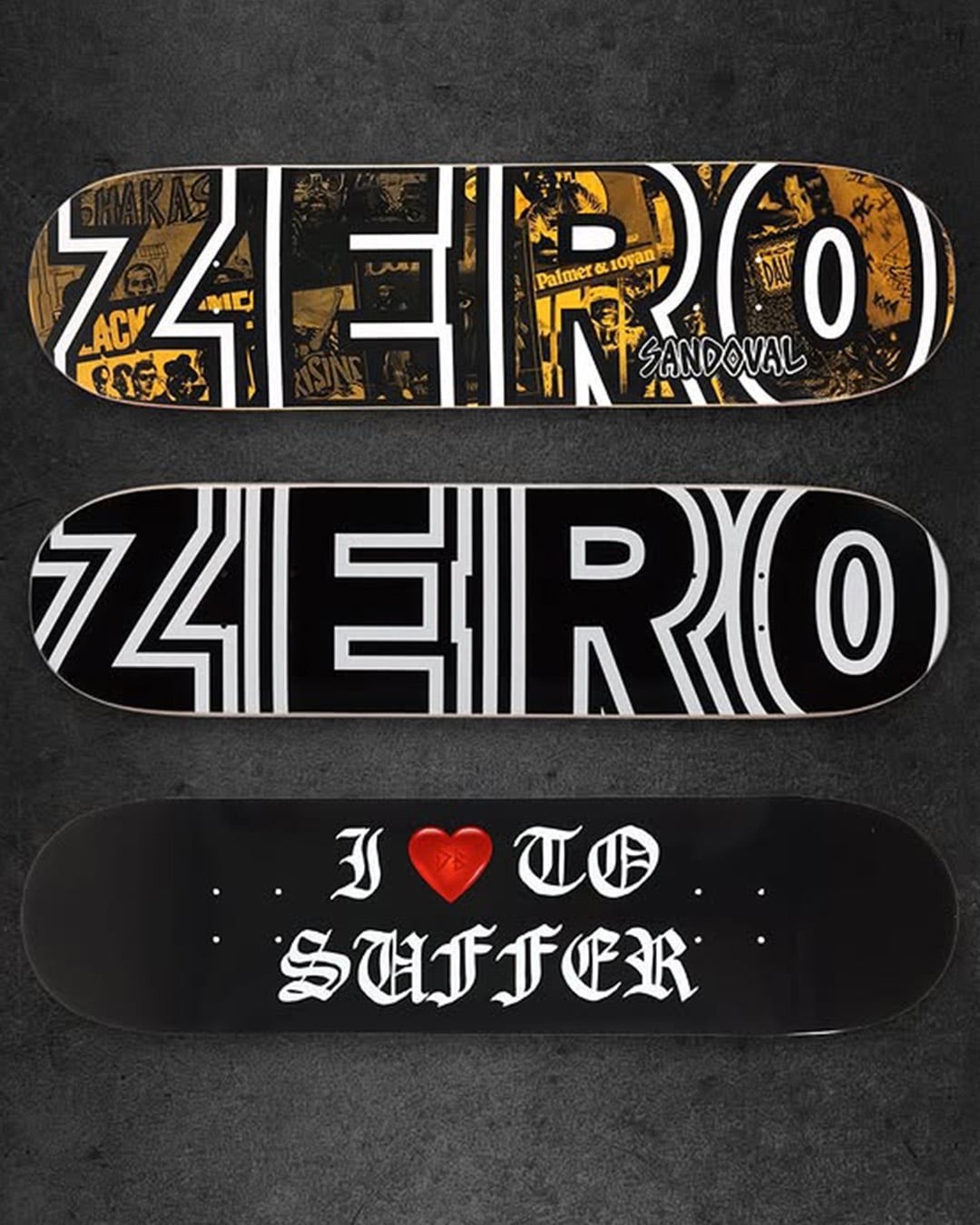 zero skateboard decks brand image
