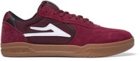 Lakai Atlantic Skate Shoes - burgundy/gum suede