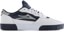 Lakai Cambridge Skate Shoes - white leather navy reflective