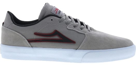Lakai Cardiff Skate Shoes - grey suede - view large