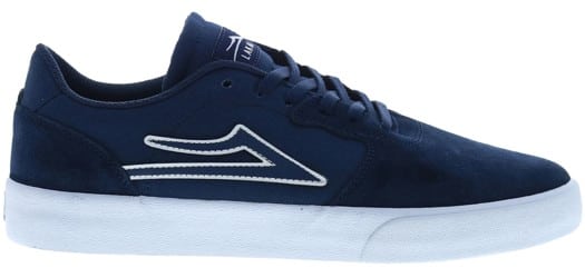 Lakai Cardiff Skate Shoes - navy suede - view large