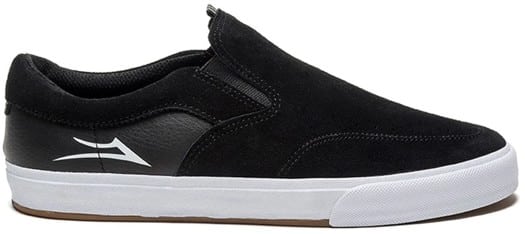 Lakai Owen VLK Slip-On Shoes - black/white suede - view large