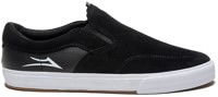 Lakai Owen VLK Slip-On Shoes - black/white suede