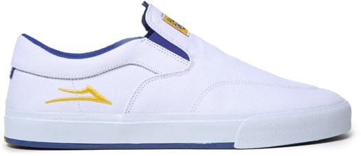 Lakai Owen VLK Slip-On Shoes - white/white canvas - view large