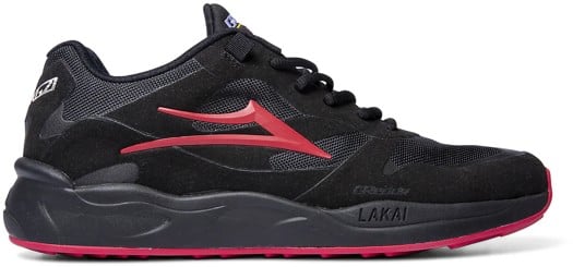 Lakai EVO 2.0 Shoes - (greddy) black/red suede - view large