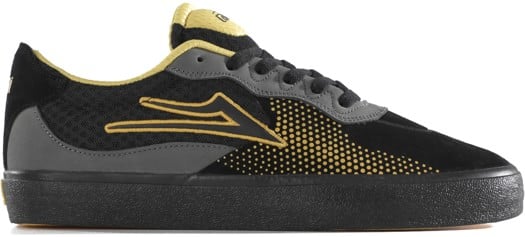 Lakai Essex Skate Shoes - black yellow gray - view large
