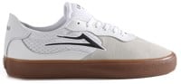 Lakai Essex Skate Shoes (Closeout) - white/gum leather