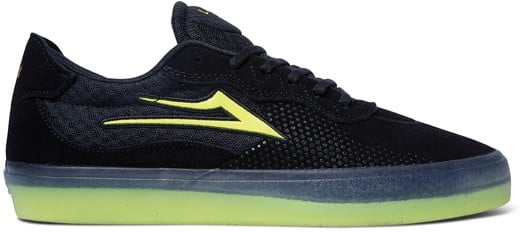 Lakai Essex Skate Shoes (Closeout) - black/neon suede - view large