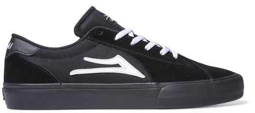 Lakai Flaco II Skate Shoes - black/black suede - view large