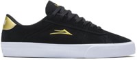 Lakai Newport Skate Shoes - black/yellow suede