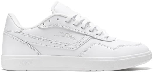 Lakai Terrace Skate Shoes - white leather - view large