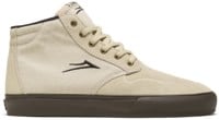 Lakai Riley 3 High Skate Shoes - cream/gum suede