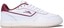 Lakai Terrace Skate Shoes - white/burgundy leather